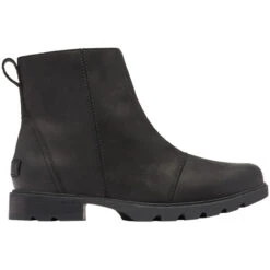 Sorel Women's Emelie III Zip Bootie - Black / Black