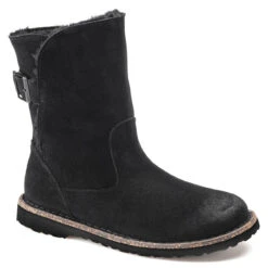 Birkenstock Women's Uppsala Shearling - Black (Regular Width)