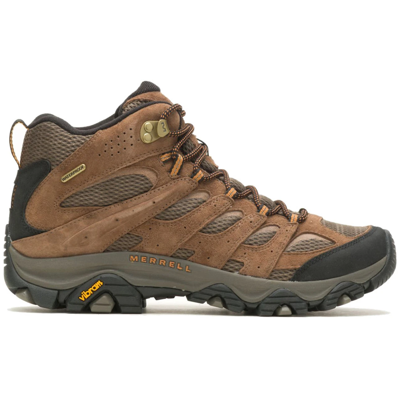 Merrell Men's Moab 3 Mid Waterproof - Earth 1 Merrell Men's Moab 3 Mid Waterproof - Earth