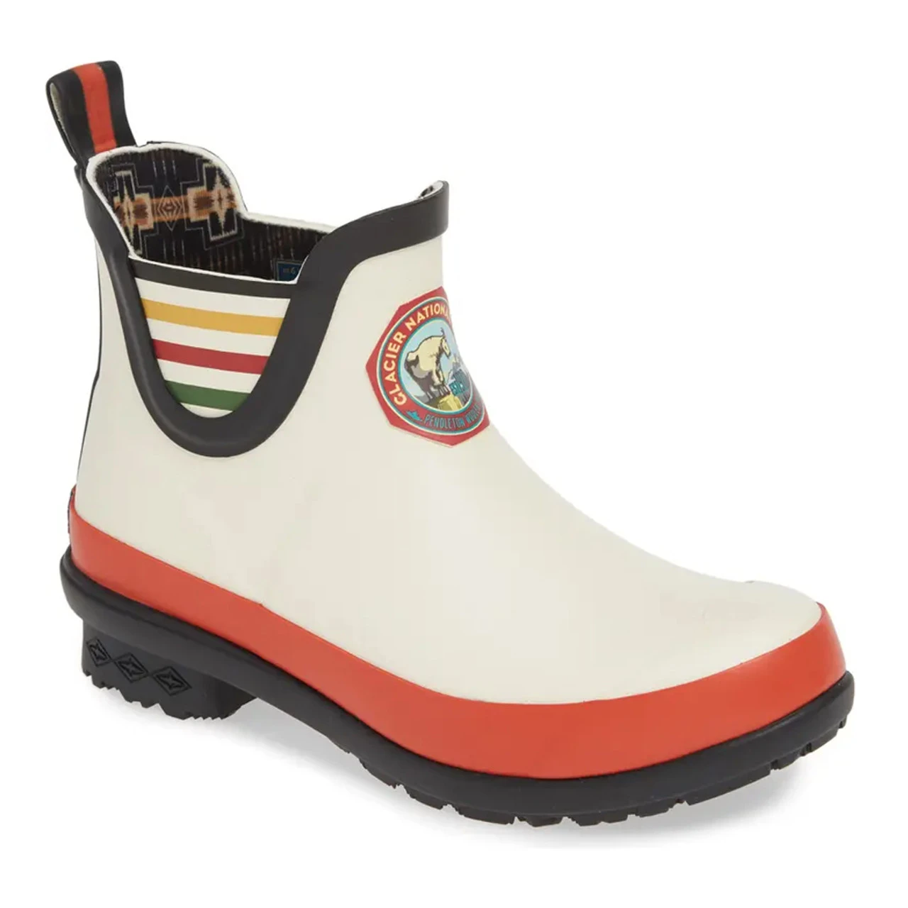 Pendleton Women's Glacier National Park Chelsea Bootie - White 1 Pendleton Women's Glacier National Park Chelsea Bootie - White