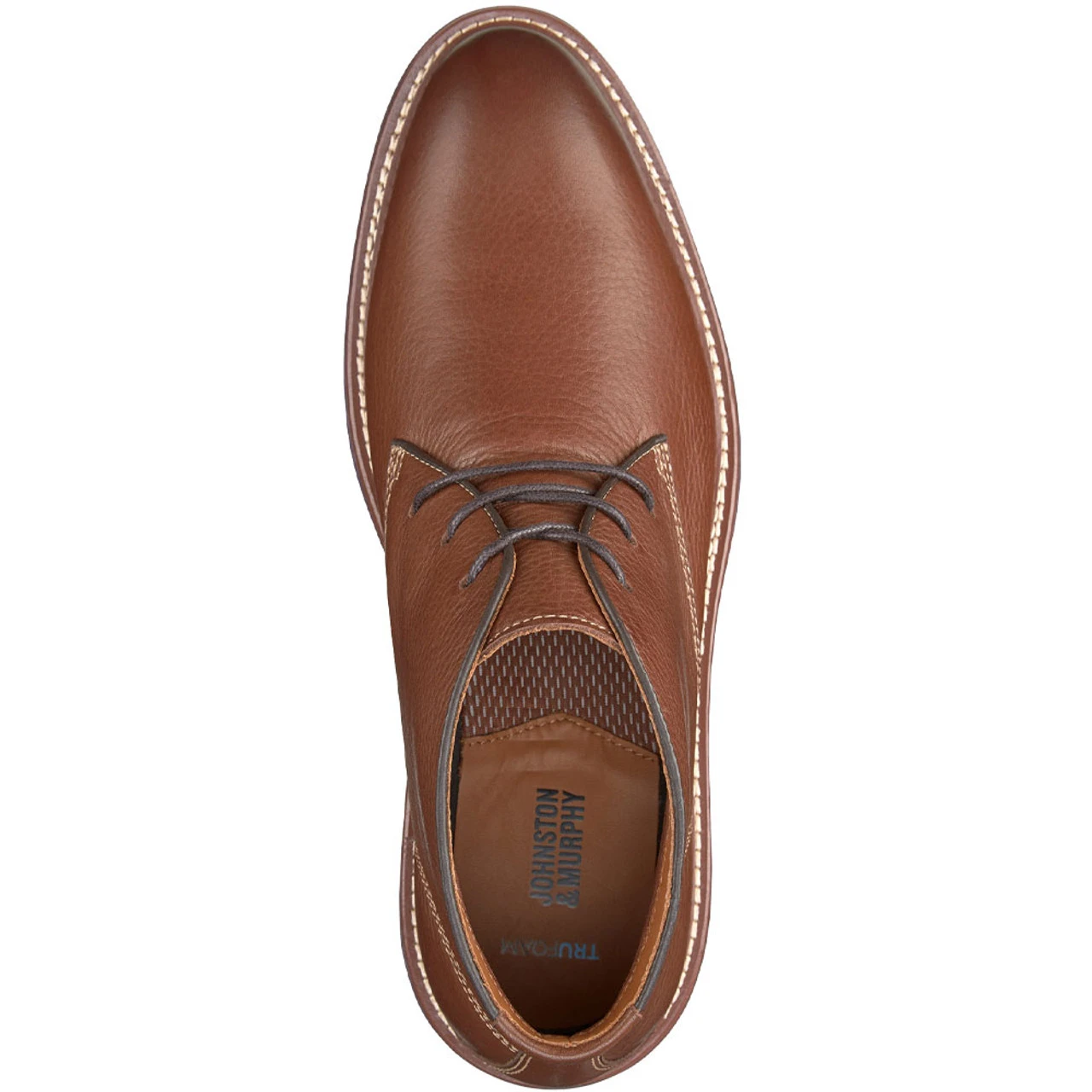 Johnston & Murphy Men's Upton Chukka - Tan Full Grain 3 Johnston & Murphy Men's Upton Chukka - Tan Full Grain - Image 3