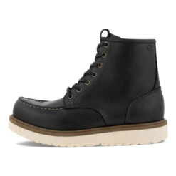ECCO Men's Staker Moc Toe Boot - Black 9 ECCO Men's Staker Moc Toe Boot - Black -Winter Shoes Store 217614 01001 left eCom 89832.1696606469