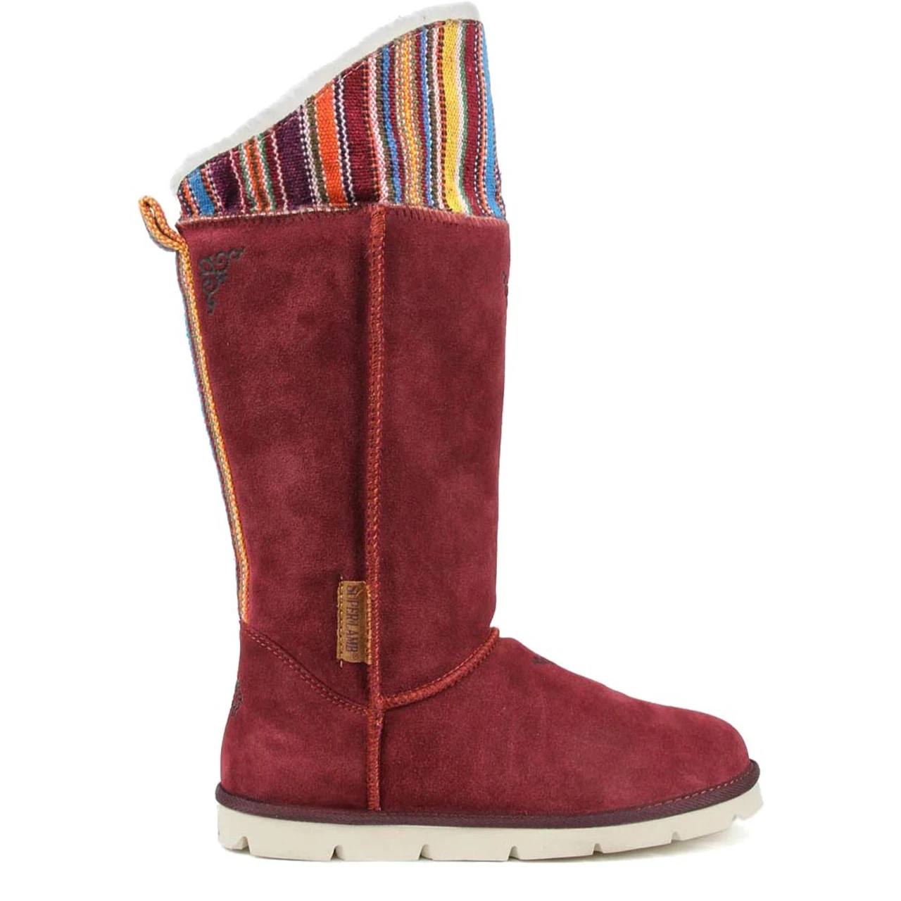 Superlamb Women's Mongol Boot - Burgundy 1 Superlamb Women's Mongol Boot - Burgundy