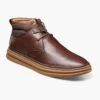 Stacy Adams Men's Delson Plain Toe Chukka Boot - Chocolate