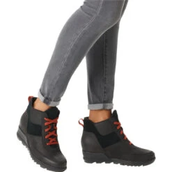 Sorel Women's Evie Sport Lace Bootie - Black -Winter Shoes Store 2 19526.1667486908