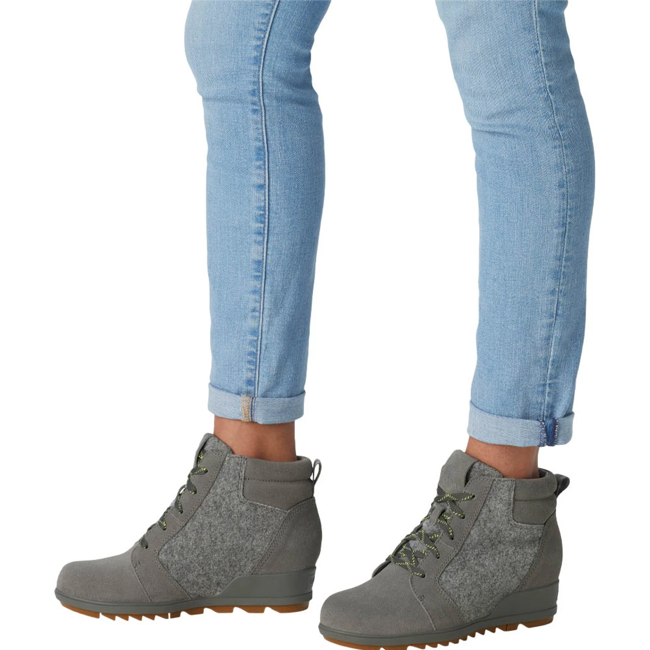 Sorel Women's Evie Ankle Lace Bootie - Quarry 7 Sorel Women's Evie Ankle Lace Bootie - Quarry - Image 7