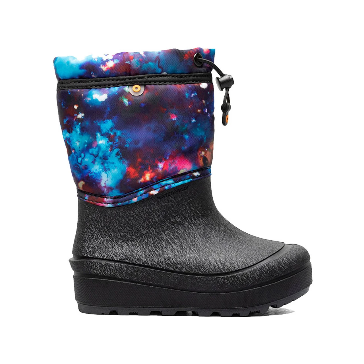 Bogs Kids Snow Shell Sparkle Space - Aqua Multi 2 Bogs Kids Snow Shell Sparkle Space - Aqua Multi - Image 2