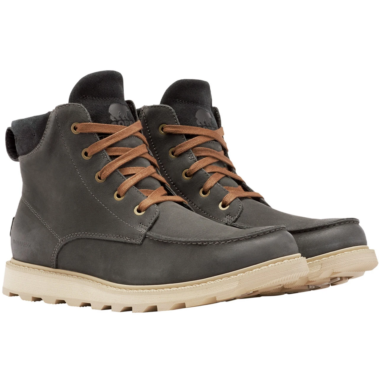 Sorel Men's Madson II Moc Toe Boot - Coal 3 Sorel Men's Madson II Moc Toe Boot - Coal - Image 3