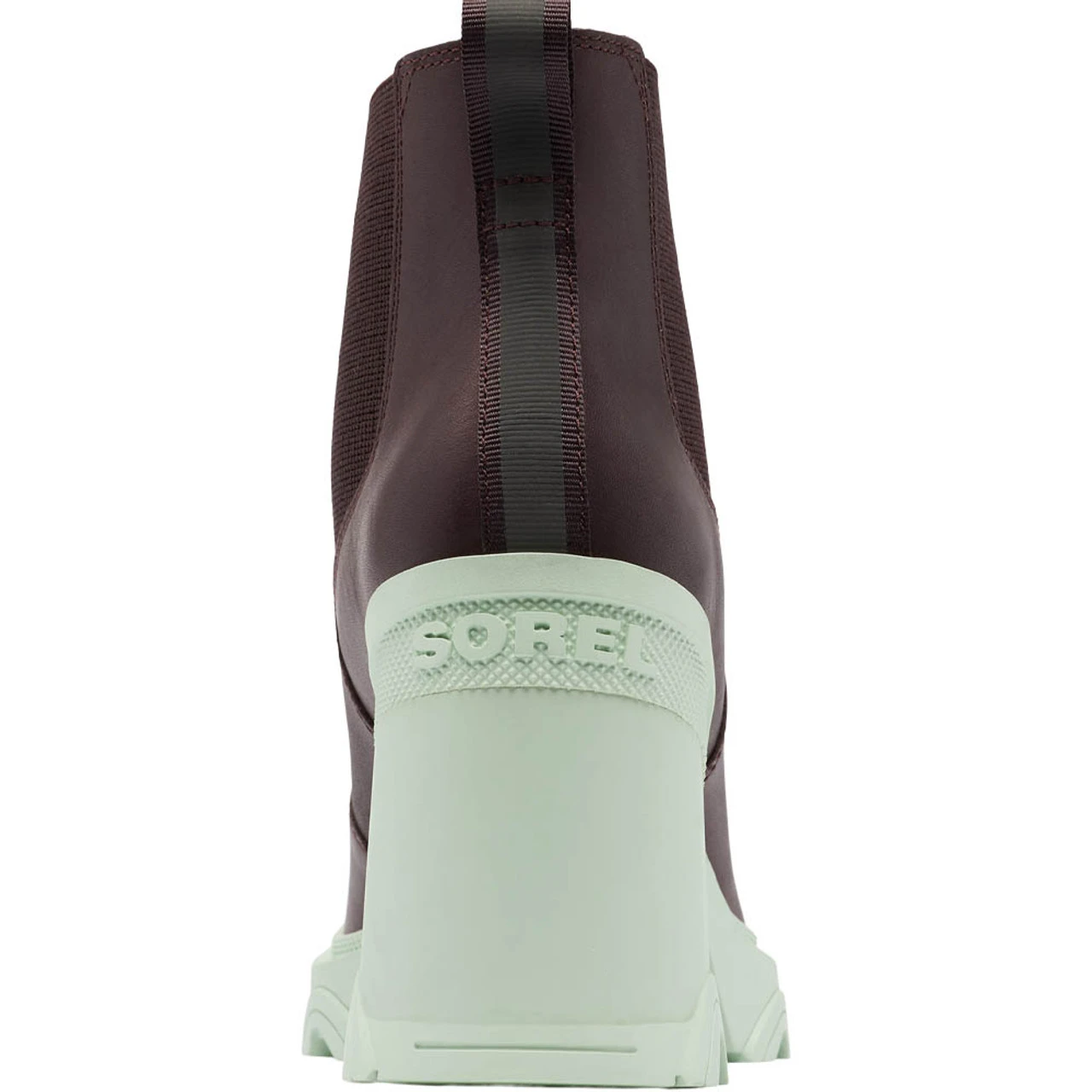 Sorel Women's Brex Heel Chelsea Bootie - New Cinder / Sea Sprite 4 Sorel Women's Brex Heel Chelsea Bootie - New Cinder / Sea Sprite - Image 4