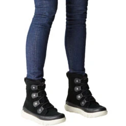 Sorel Women's Explorer II Joan - Black / Fawn 13 Sorel Women's Explorer II Joan - Black / Fawn -Winter Shoes Store 3 63273.1667670990
