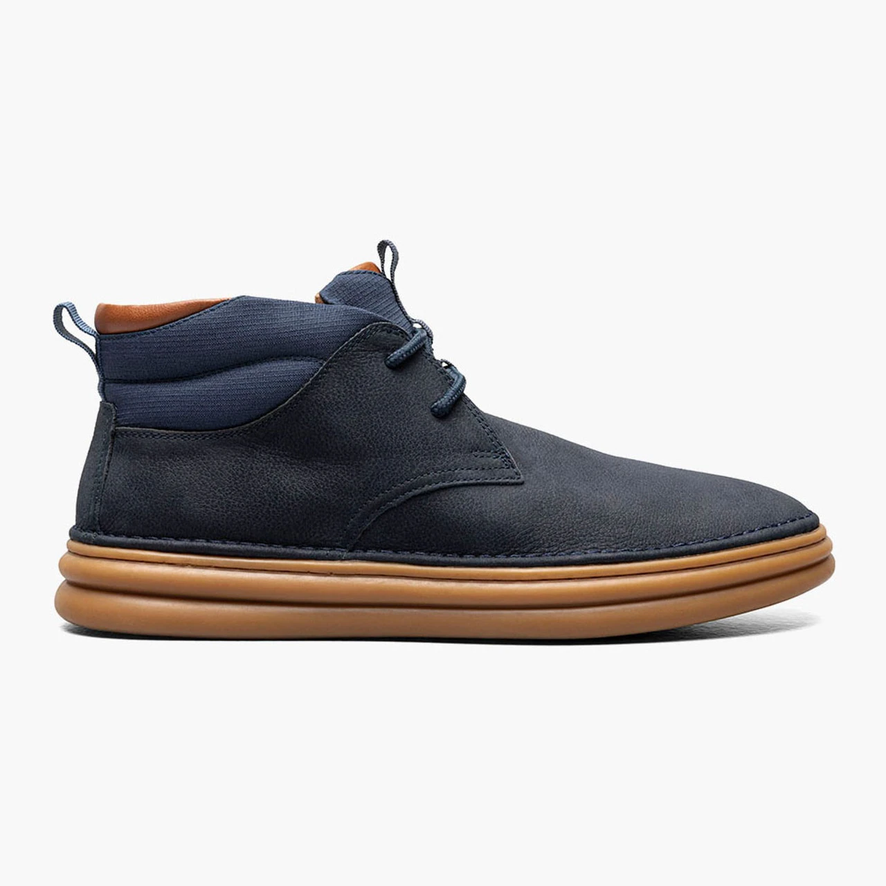 Stacy Adams Men's Delson Plain Toe Chukka Boot - Navy 2 Stacy Adams Men's Delson Plain Toe Chukka Boot - Navy - Image 2