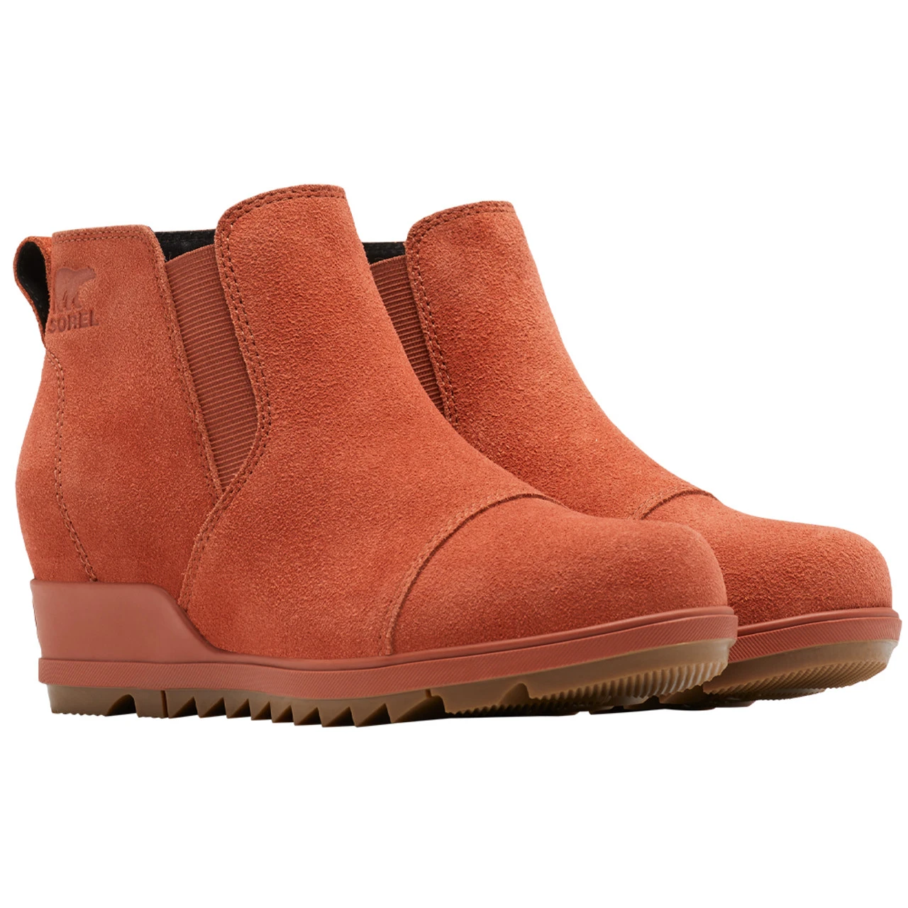 Sorel Women's Evie Pull-On Bootie - Warp Red 3 Sorel Women's Evie Pull-On Bootie - Warp Red - Image 3