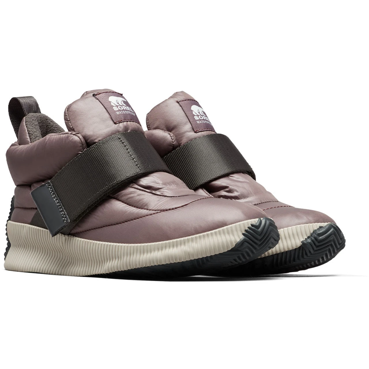 Sorel Women's Out ‘N About Puffy Boot - Purple Sage 3 Sorel Women's Out ‘N About Puffy Boot - Purple Sage - Image 3