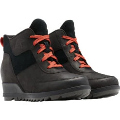 Sorel Women's Evie Sport Lace Bootie - Black -Winter Shoes Store 5 50464.1667486370