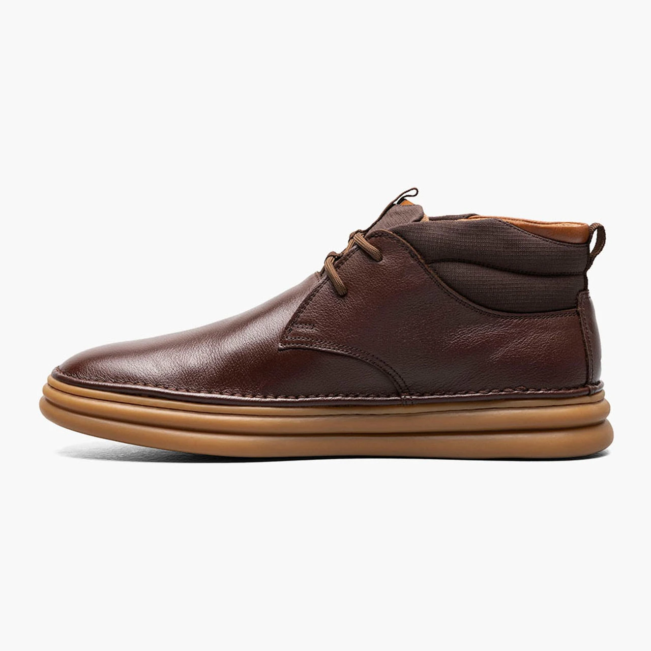 Stacy Adams Men's Delson Plain Toe Chukka Boot - Chocolate 3 Stacy Adams Men's Delson Plain Toe Chukka Boot - Chocolate - Image 3