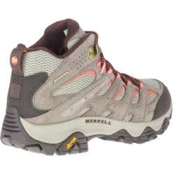 Merrell Women's Moab 3 Mid Waterproof - Bungee Cord (Wide Width) -Winter Shoes Store 7 10024.1656358732