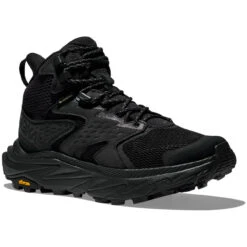 HOKA ONE ONE Men's Anacapa 2 Mid GTX - Black / Black (Medium Width) -Winter Shoes Store 7 12519.1688753314