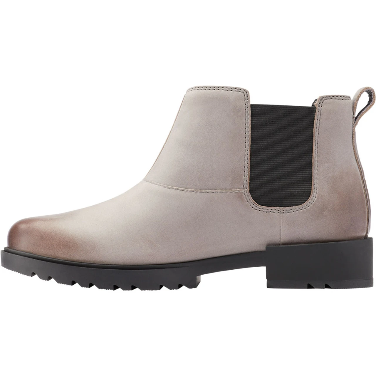 Sorel Women's Emelie II Chelsea Bootie - Quarry / Black 2 Sorel Women's Emelie II Chelsea Bootie - Quarry / Black - Image 2