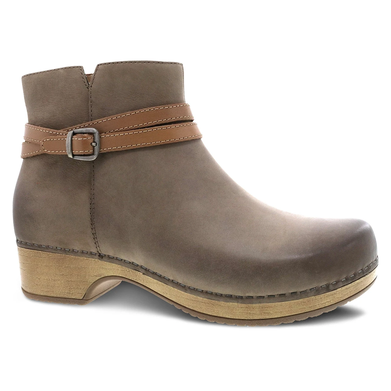 Dansko Women's Brook - Taupe Burnished Nubuck 1 Dansko Women's Brook - Taupe Burnished Nubuck