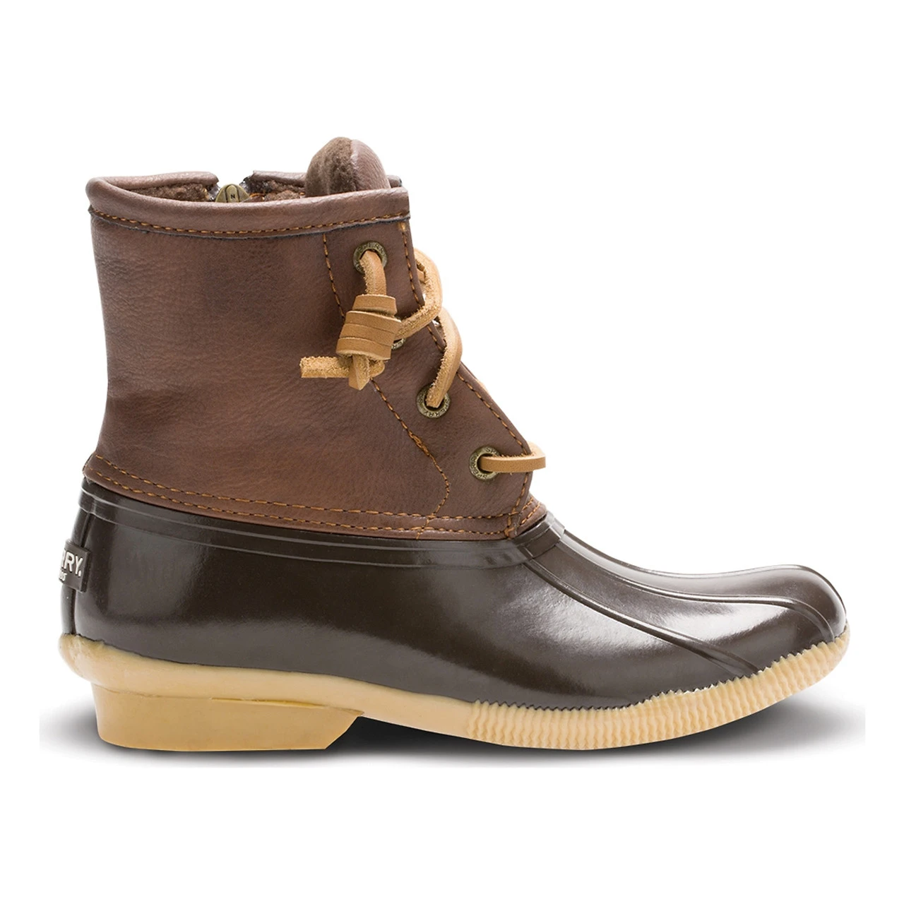 Sperry Top-Sider Sperry Big Kid's Saltwater Duck Boot - Brown 2 Sperry Top-Sider Sperry Big Kid's Saltwater Duck Boot - Brown - Image 2
