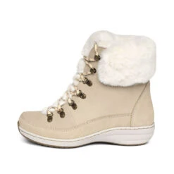 Aetrex Women's Jodie - Ivory 8 Aetrex Women's Jodie - Ivory -Winter Shoes Store BB293W left 63079.1634752867