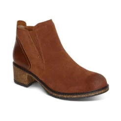 Aetrex Women's Frankie - Caramel Cafe