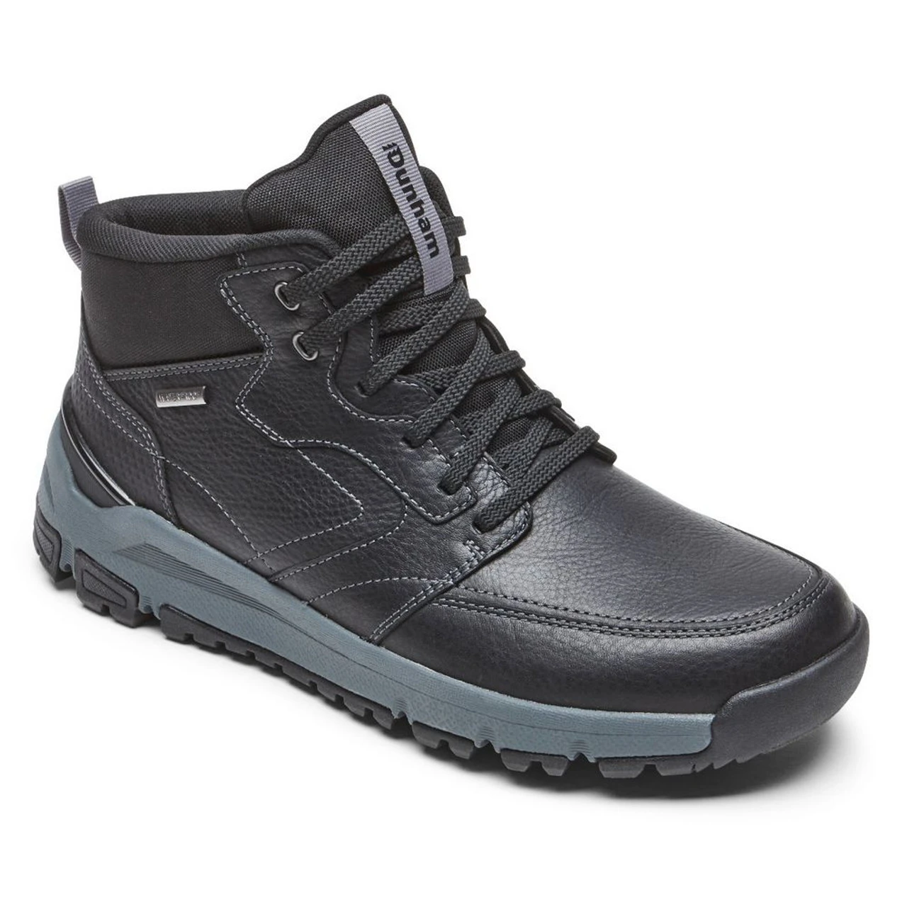 Dunham Men's Glastonbury Mid-Boot - Black Leather 1 Dunham Men's Glastonbury Mid-Boot - Black Leather