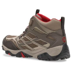 Merrell Big Kid's Moab FST Mid A/C Waterproof Boot - Boulder -Winter Shoes Store D 51270.1605133187