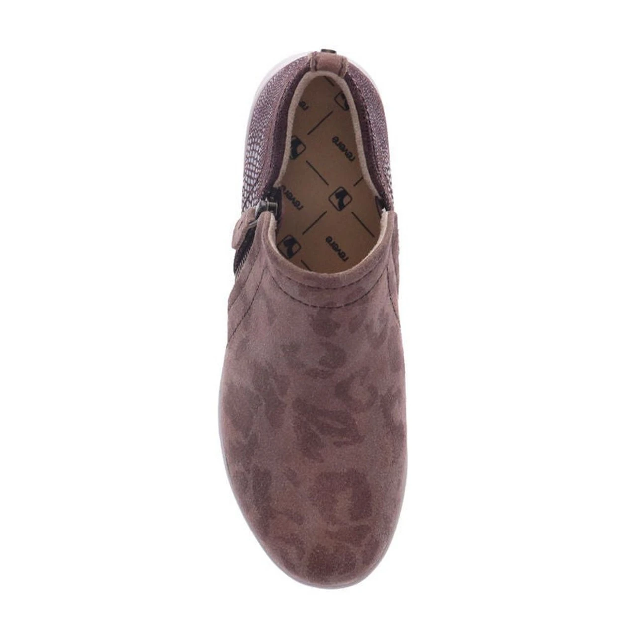 Revere Women's Dublin Boot - Cognac Camo/ Espresso Lizard 6 Revere Women's Dublin Boot - Cognac Camo/ Espresso Lizard - Image 6