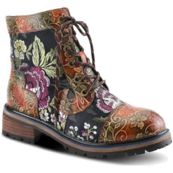 Spring Step L'Artiste Women's Fantastic Bootie - Brown Multi