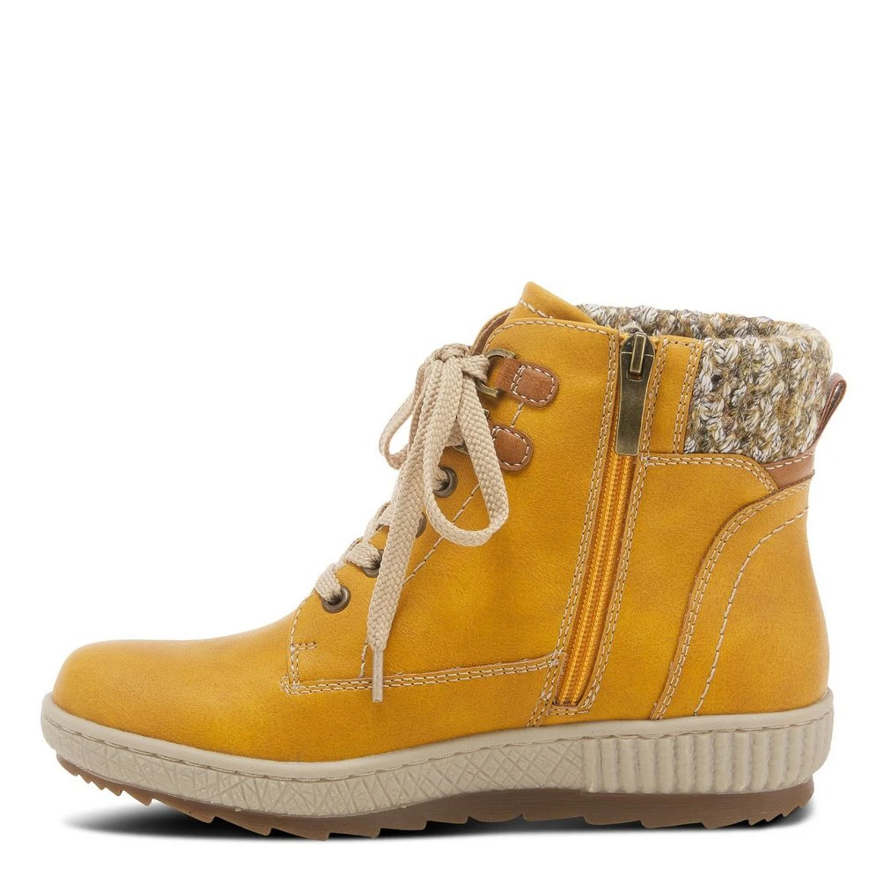 Spring Step Relife Women's Karlene Booties - Mustard 3 Spring Step Relife Women's Karlene Booties - Mustard - Image 3