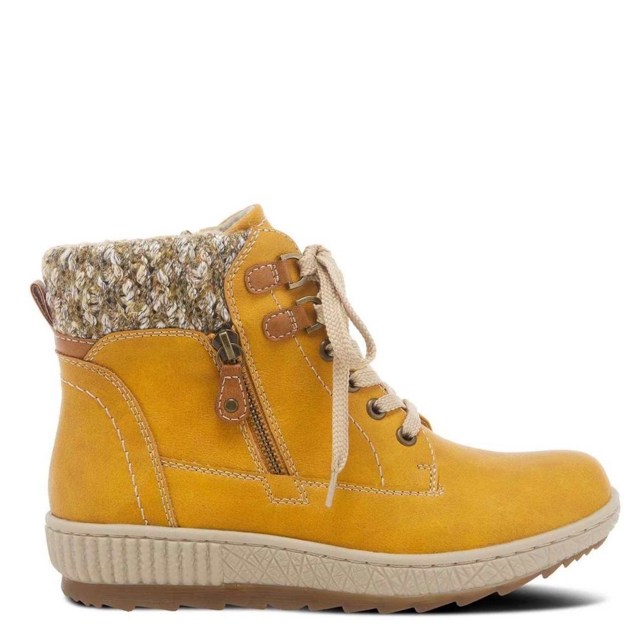 Spring Step Relife Women's Karlene Booties - Mustard 2 Spring Step Relife Women's Karlene Booties - Mustard - Image 2