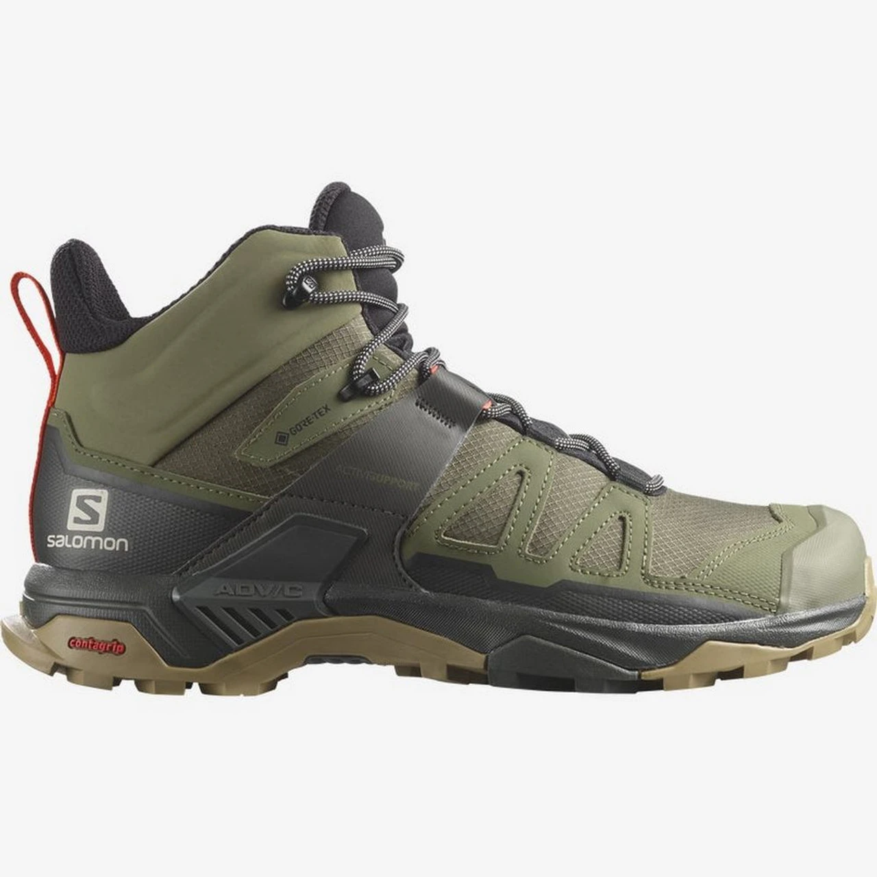 Salomon Men's X Ultra 4 Mid GORE-TEX - Deep Lichen Green / Peat / Kelp 1 Salomon Men's X Ultra 4 Mid GORE-TEX - Deep Lichen Green / Peat / Kelp
