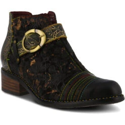 Spring Step L'Artiste Women's Georgiana Bootie - Black Multi