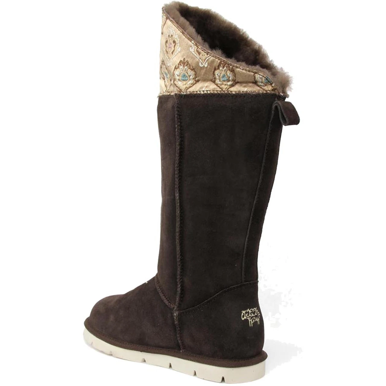 Superlamb Women's Mongol Boot - Chocolate 3 Superlamb Women's Mongol Boot - Chocolate - Image 3
