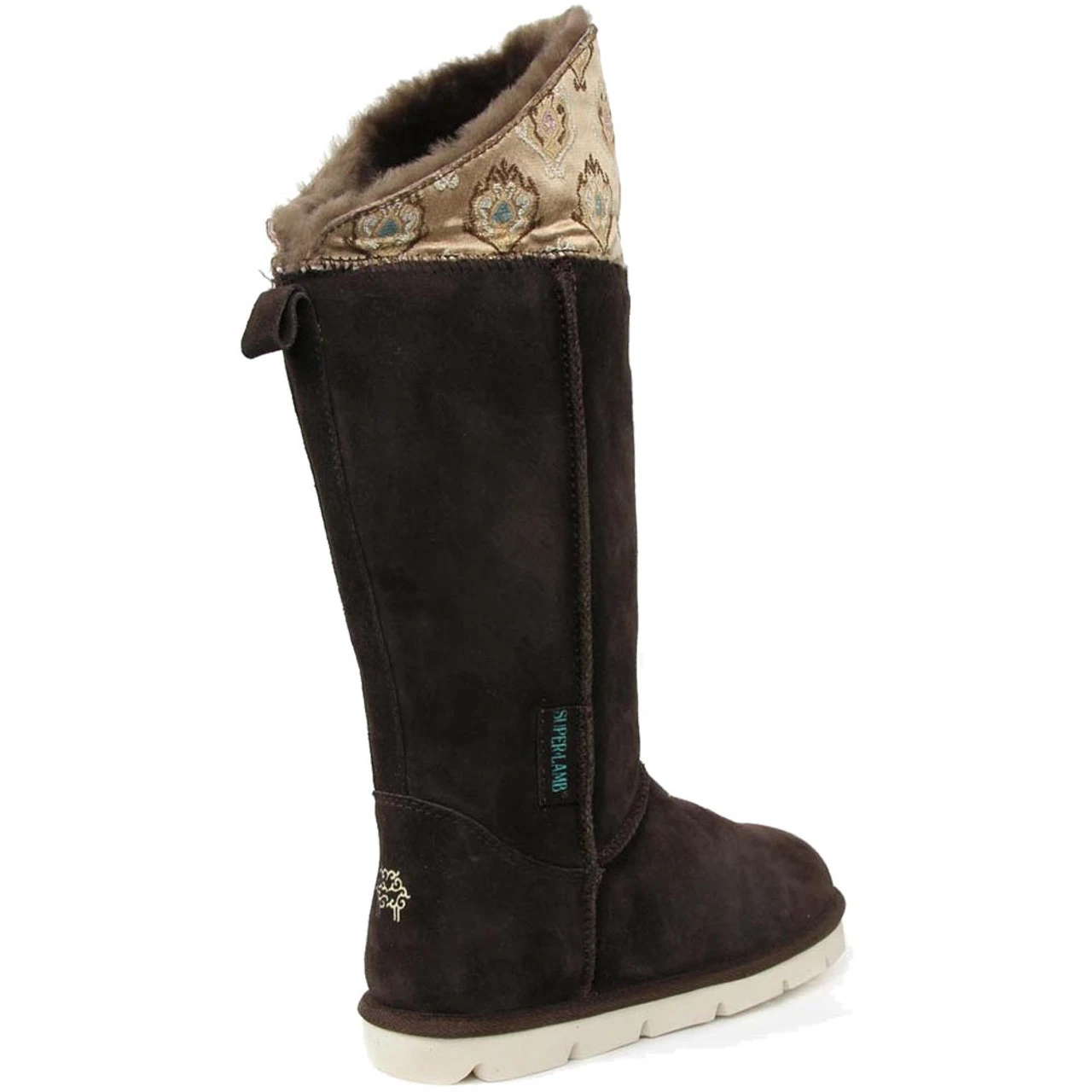 Superlamb Women's Mongol Boot - Chocolate 2 Superlamb Women's Mongol Boot - Chocolate - Image 2