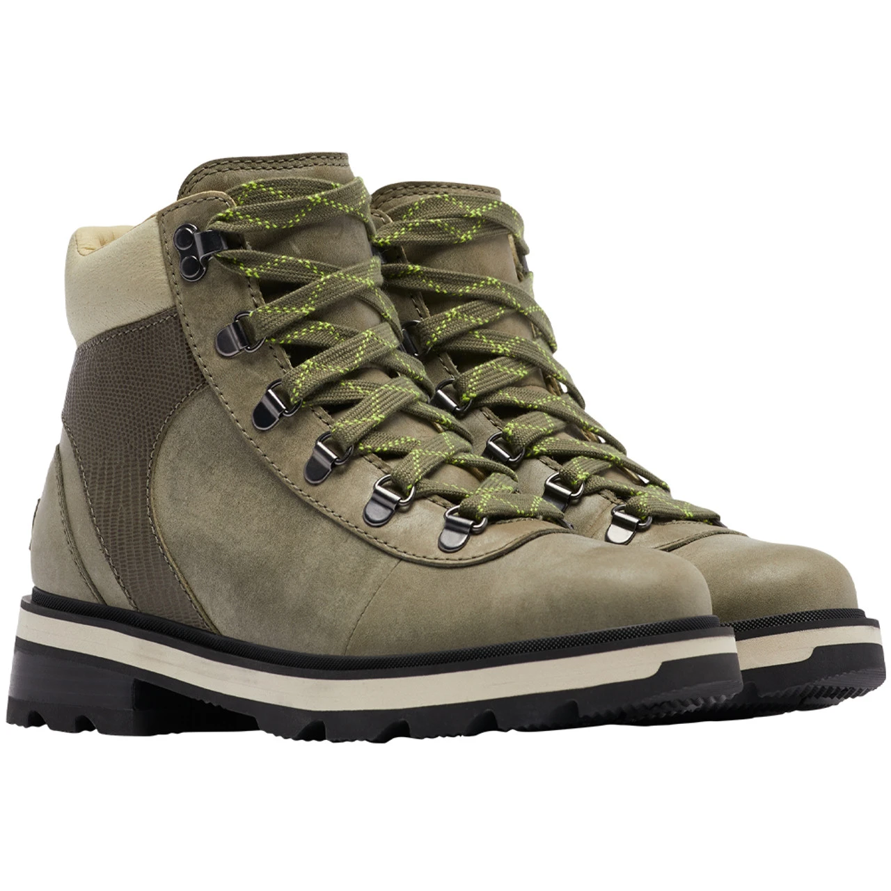 Sorel Women's Lennox Hiker STKD Boot - Stone Green / Laurel Leaf 3 Sorel Women's Lennox Hiker STKD Boot - Stone Green / Laurel Leaf - Image 3