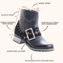 Dromedaris Women's Kamilah - Black -Winter Shoes Store kamilah black 1 11248.1634228163